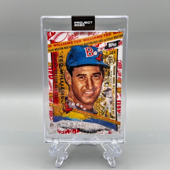 Topps Project 2020 #122 1954 Ted Williams Tyson Beck Baseball Card Bos Red Sox - Picture 1 of 6